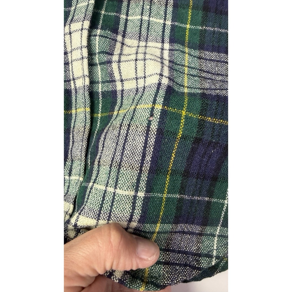 Ponderosa By Bardon Men's Small Flannel Shirt Long Sleeve Wool Vintage 3b4 - Picture 7 of 12